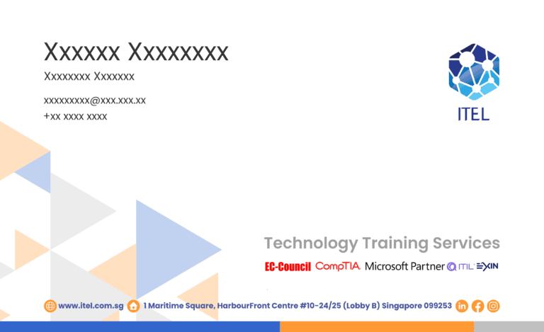 FSC-certified ITEL business card