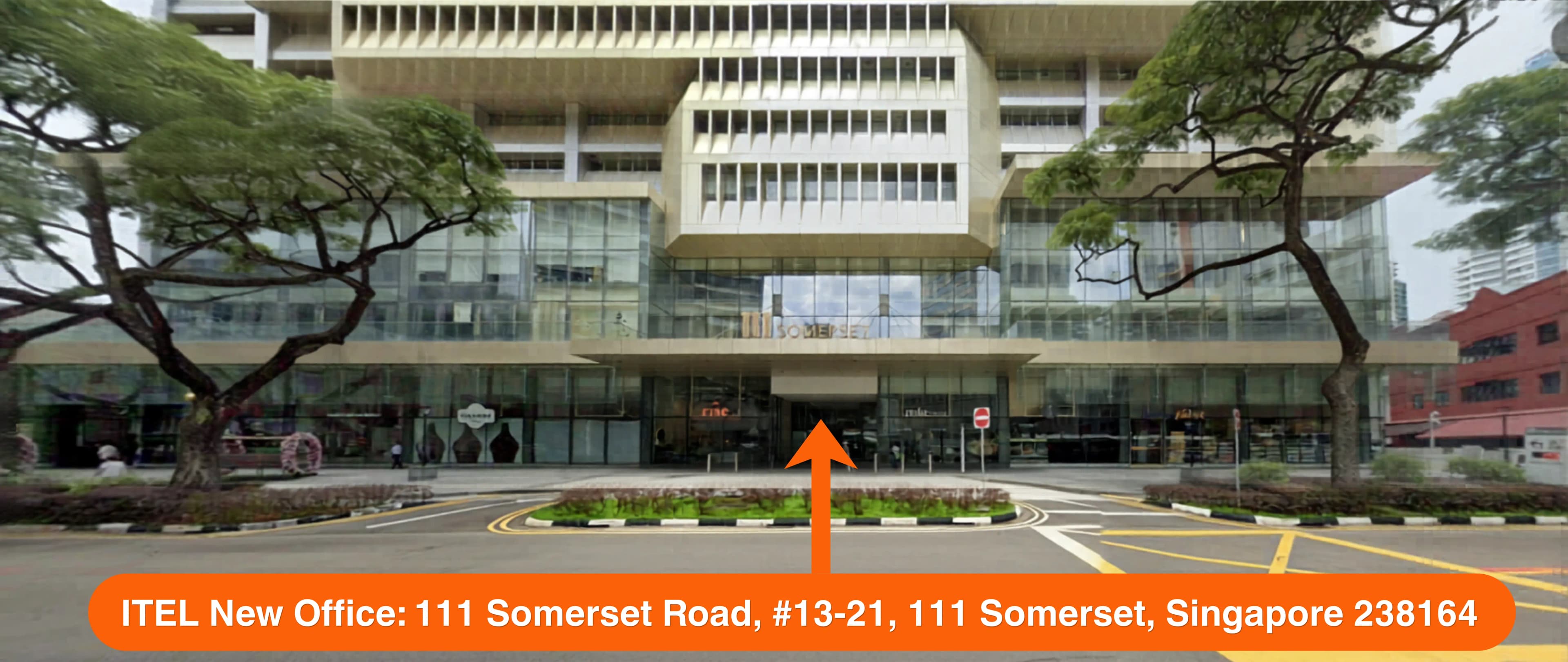 111 Somerset entrance and ITEL's office location