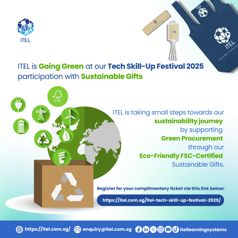 ITEL sustainable gifts at Tech Skill-Up Festival 2025